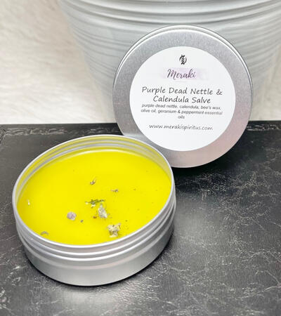 Purple Dead Nettle &amp; Calendula Salve